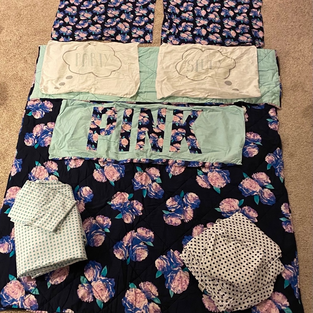 College Twin Bedding Set Victoria Secret